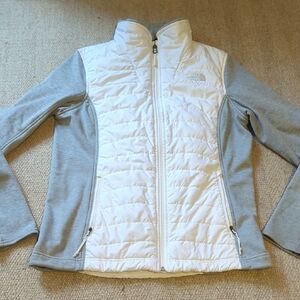 Women's The North Face Mashup Jacket Size Large Grey/White